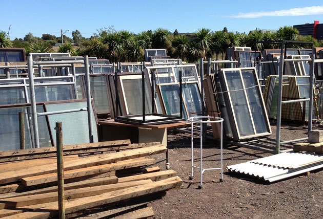 tiny home second hand material